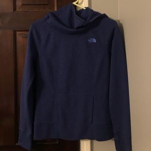 North face blue sweatshirt